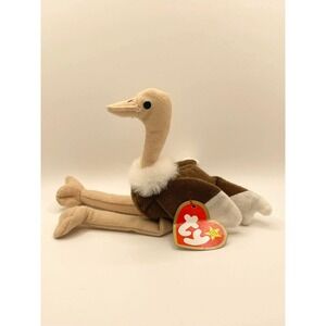 Ty Teenie Beanie Babies Stretchy the Ostrich‎ McDonalds Plush 1993 Vintage